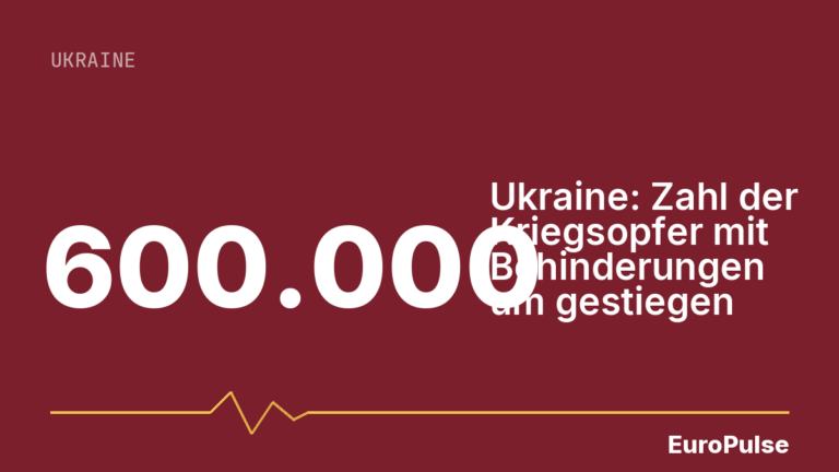 Ukraine: Zahl der Kriegsopfer mit Behinderungen um 600.000 gestiegen