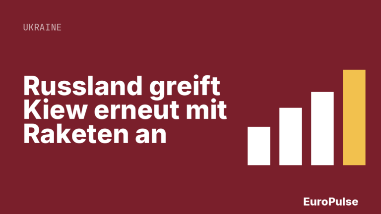 Russland greift Kiew erneut mit Raketen an