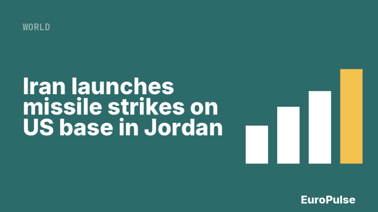 Iran launches missile strikes on US base in Jordan