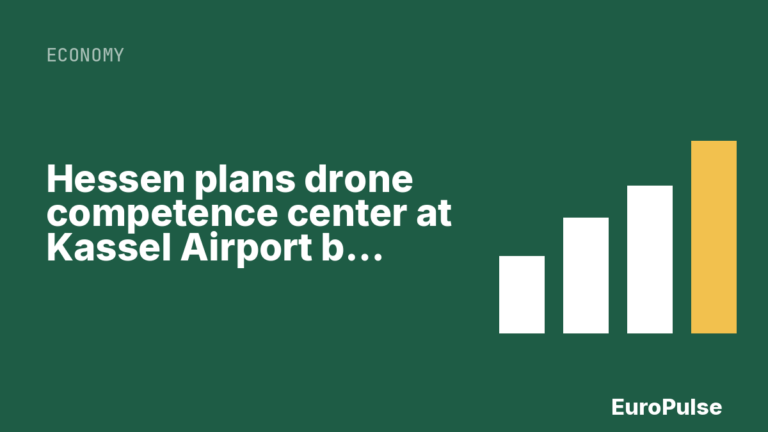 Hessen plans drone competence center at Kassel Airport by 2026