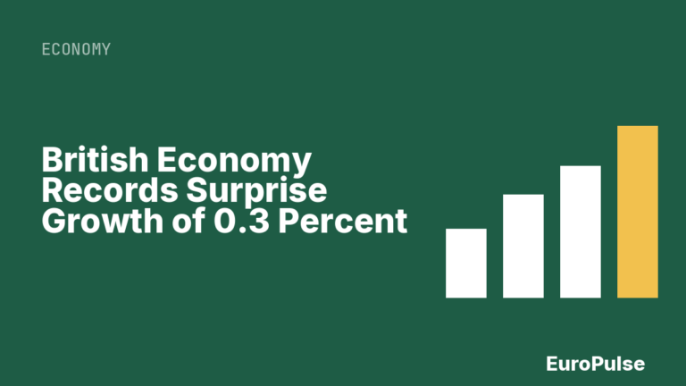 British Economy Records Surprise Growth of 0.3 Percent