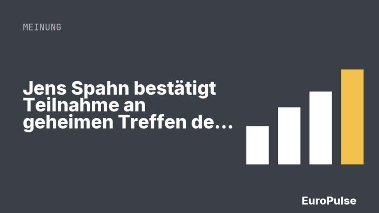 Jens Spahn bestätigt Teilnahme an geheimen Treffen des Dialog-Netzwerks von Peter Thiel
