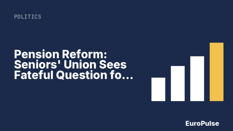 Pension Reform: Seniors’ Union Sees Fateful Question for Coalition