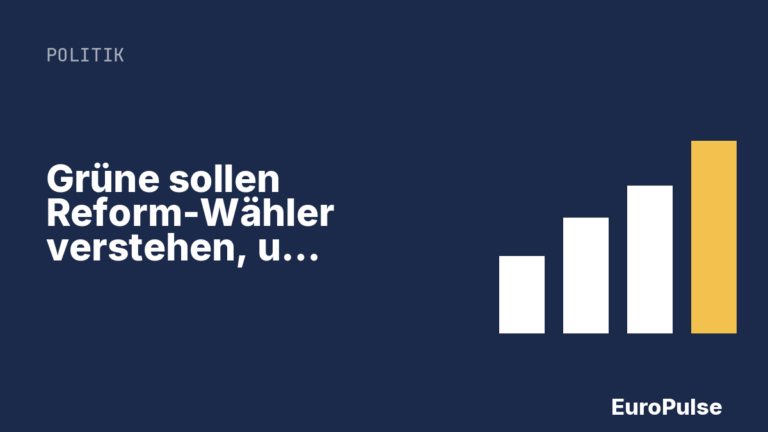 Grüne sollen Reform-Wähler verstehen, um Ungleichheit zu bekämpfen