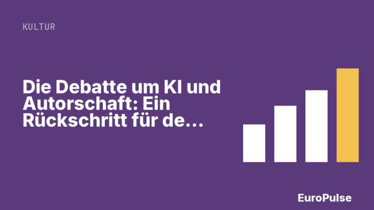 Die Debatte um KI und Autorschaft: Ein Rückschritt für den Journalismus?