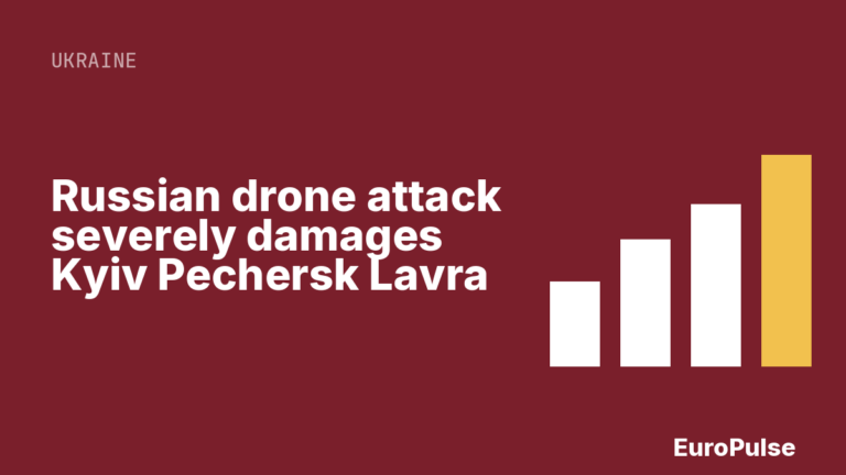 Russian drone attack severely damages Kyiv Pechersk Lavra