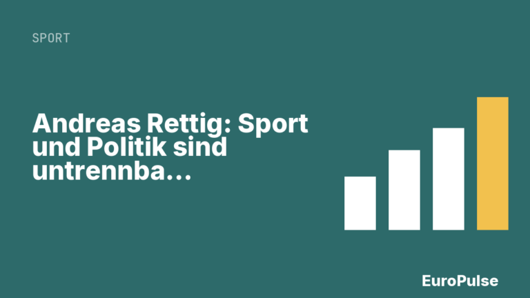 Andreas Rettig: Sport und Politik sind untrennbar verbunden