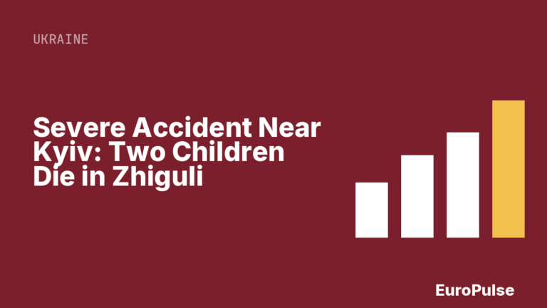 Severe Accident Near Kyiv: Two Children Die in Zhiguli