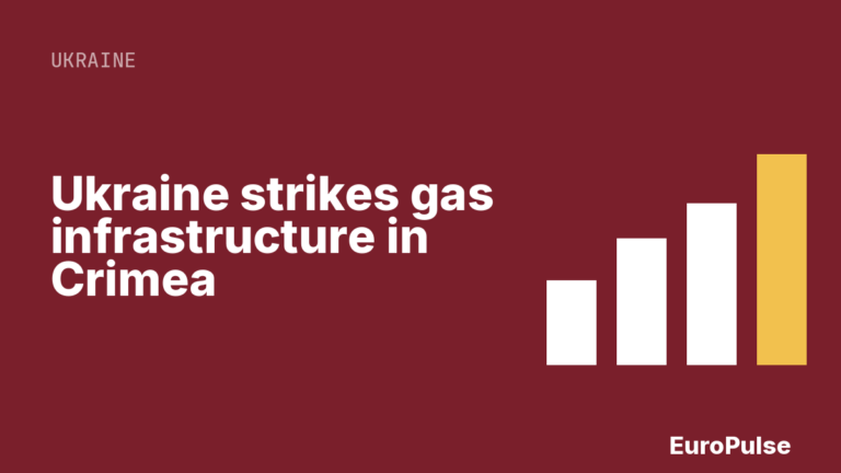 Ukraine strikes gas infrastructure in Crimea