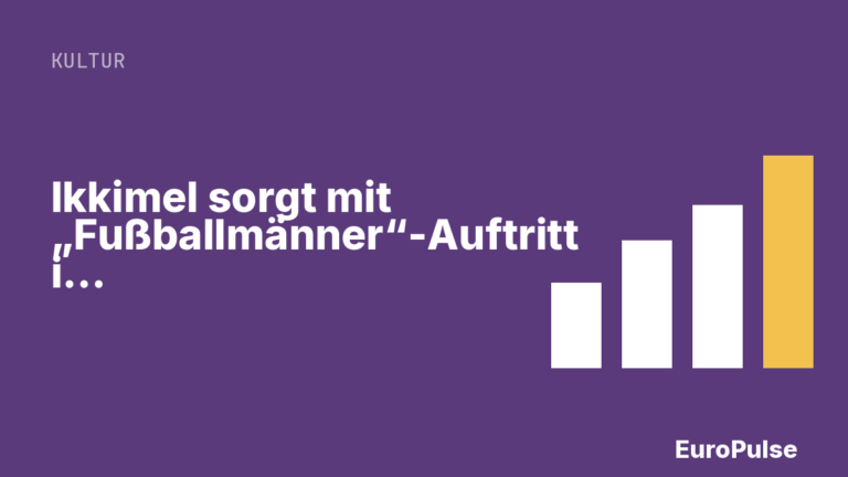 Ikkimel sorgt mit „Fußballmänner“-Auftritt im ZDF-„Morgenmagazin“ für Irritation