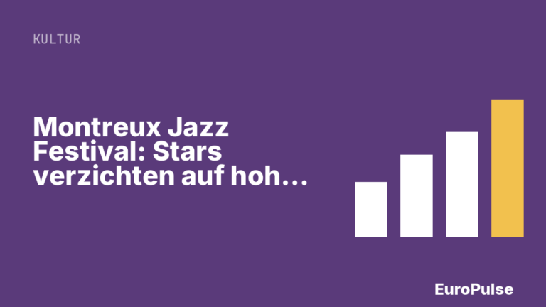 Montreux Jazz Festival: Stars verzichten auf hohe Gagen