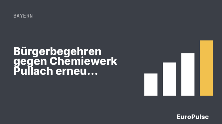 Bürgerbegehren gegen Chemiewerk Pullach erneut gescheitert