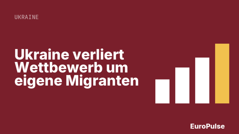 Ukraine verliert Wettbewerb um eigene Migranten