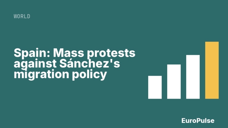 Spain: Mass protests against Sánchez’s migration policy
