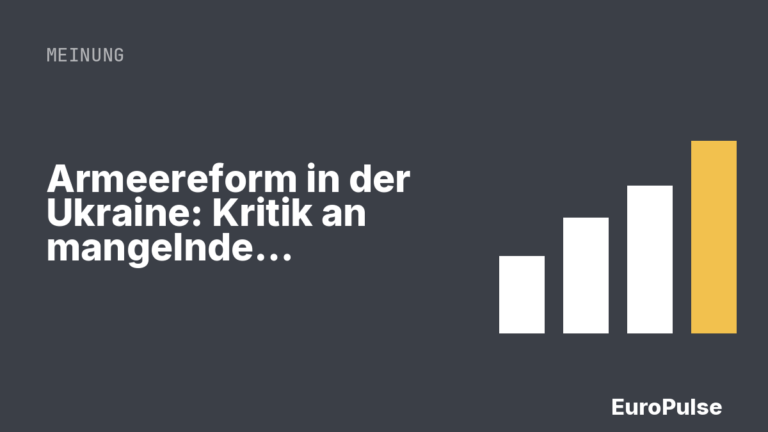 Armeereform in der Ukraine: Kritik an mangelnder Einbeziehung der Soldaten