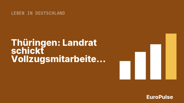 Thüringen: Landrat schickt Vollzugsmitarbeiter zu Bürgergeld-Empfängern