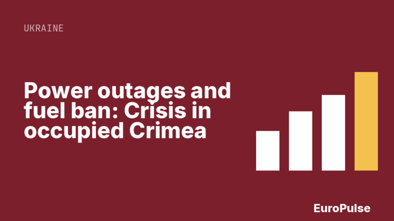 Power outages and fuel ban: Crisis in occupied Crimea