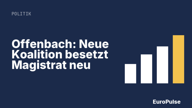 Offenbach: Neue Koalition besetzt Magistrat neu