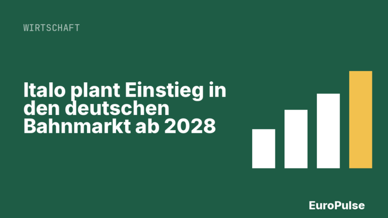 Italo plant Einstieg in den deutschen Bahnmarkt ab 2028