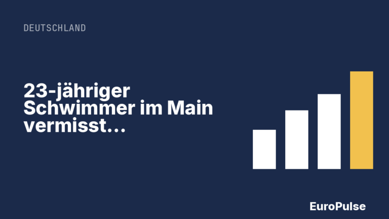 23-jähriger Schwimmer im Main vermisst – Rettungssuche läuft weiter