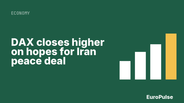 DAX closes higher on hopes for Iran peace deal