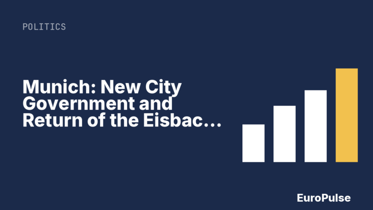 Munich: New City Government and Return of the Eisbach Wave