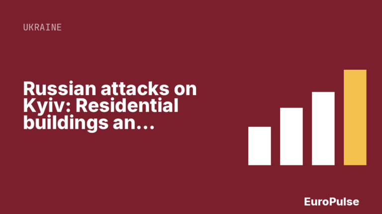 Russian attacks on Kyiv: Residential buildings and kindergarten affected