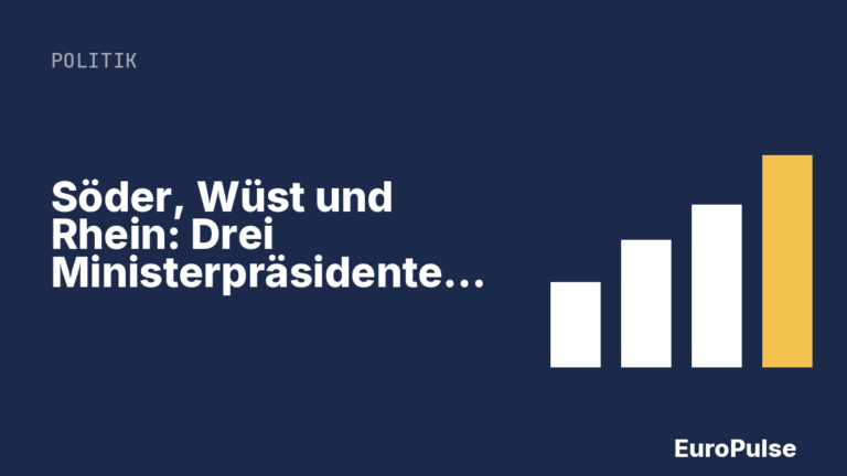 Söder, Wüst und Rhein: Drei Ministerpräsidenten gegen Merz