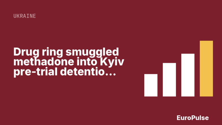Drug ring smuggled methadone into Kyiv pre-trial detention center in soap and beets