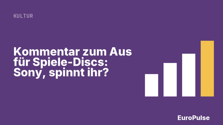 Kommentar zum Aus für Spiele-Discs: Sony, spinnt ihr?