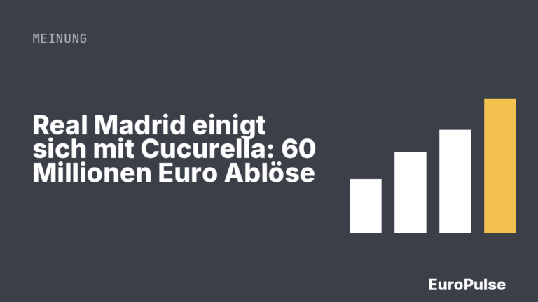 Real Madrid einigt sich mit Cucurella: 60 Millionen Euro Ablöse