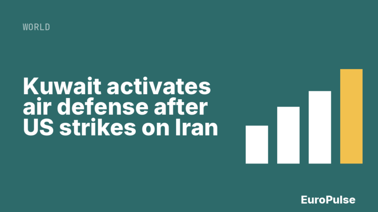Kuwait activates air defense after US strikes on Iran