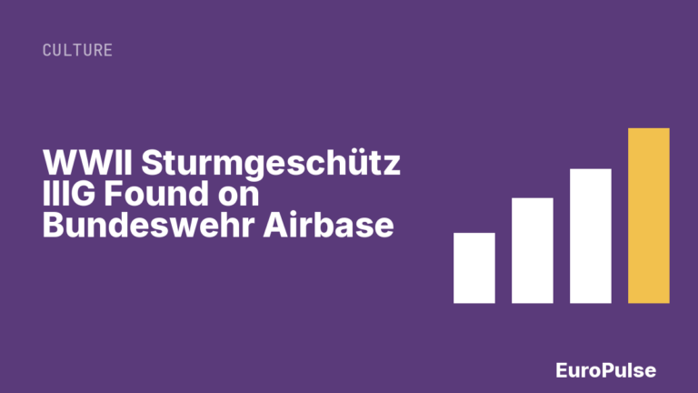 WWII Sturmgeschütz IIIG Found on Bundeswehr Airbase