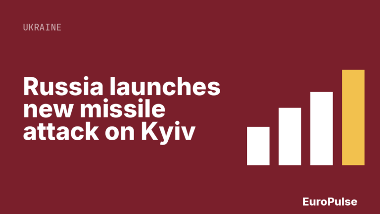 Russia launches new missile attack on Kyiv