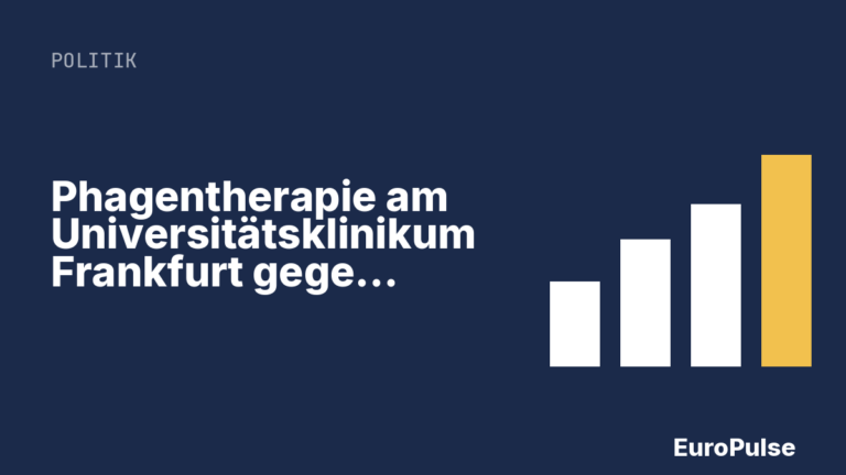 Phagentherapie am Universitätsklinikum Frankfurt gegen multiresistente Keime eingesetzt