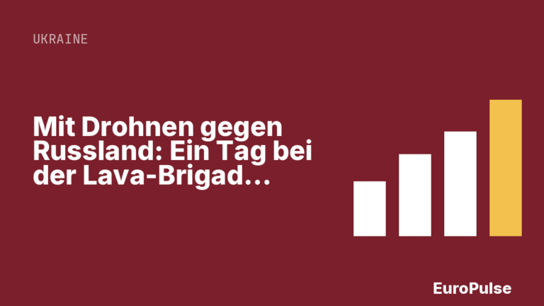 Mit Drohnen gegen Russland: Ein Tag bei der Lava-Brigade nahe der Grenze