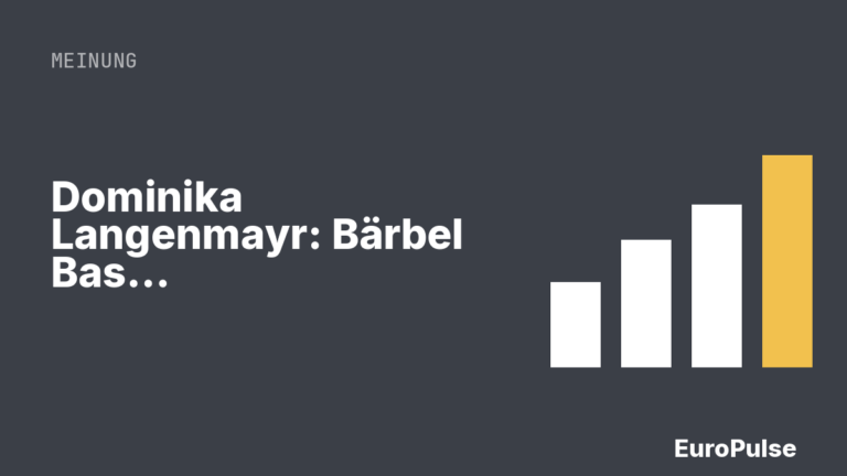 Dominika Langenmayr: Bärbel Bas‘ Steuerversprechen ist unrealistisch