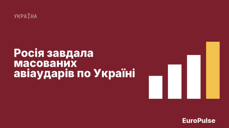 Росія завдала масованих авіаударів по Україні