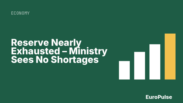 Reserve Nearly Exhausted – Ministry Sees No Shortages